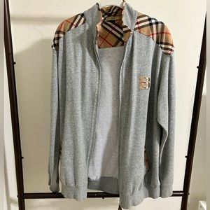 Burberry light zip up jacket